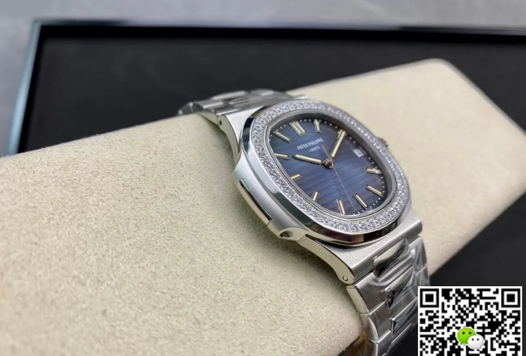 Patek Philippe Nautilus 5713 1G-010 PPF Factory 1:1 Best Edition Replica Watch V4 Blue Dial Swiss Cal.324 SC